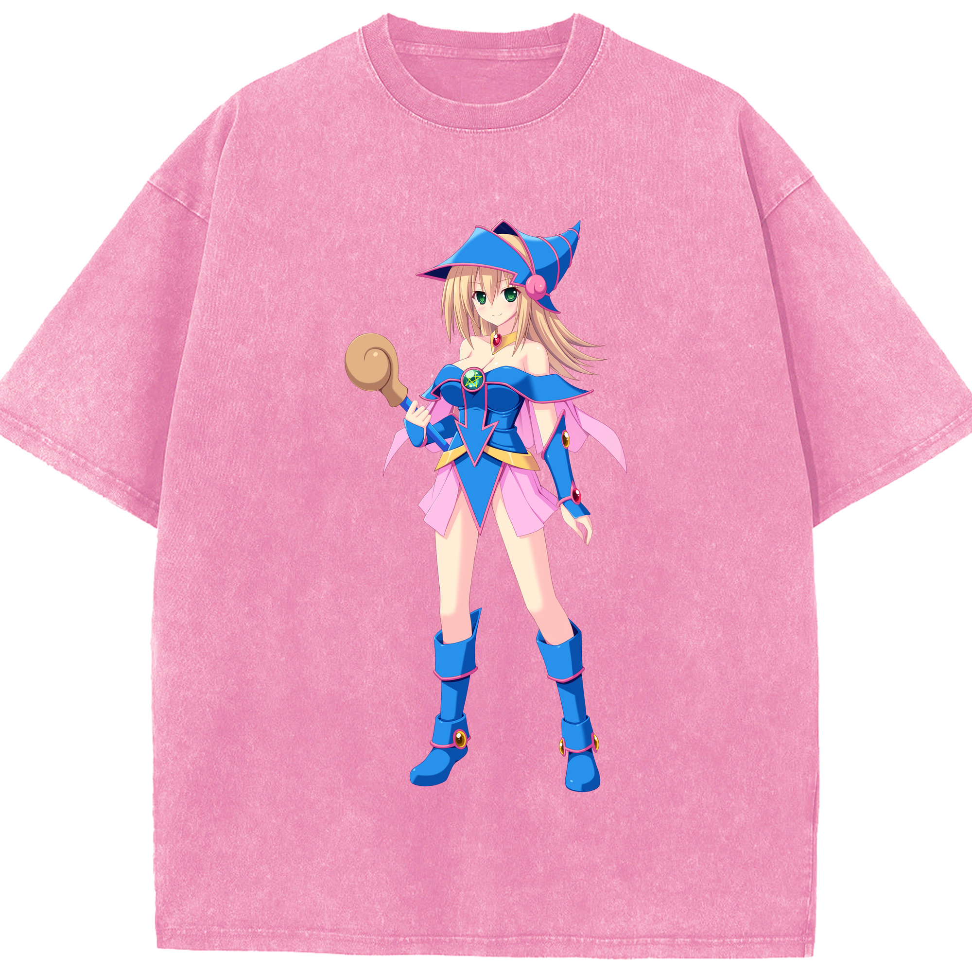 （画像用） 遊☆戯☆王 Yu-Gi-Oh! 綿100% ヴィンテージ風 半袖Tシャツ（フロントプリント）